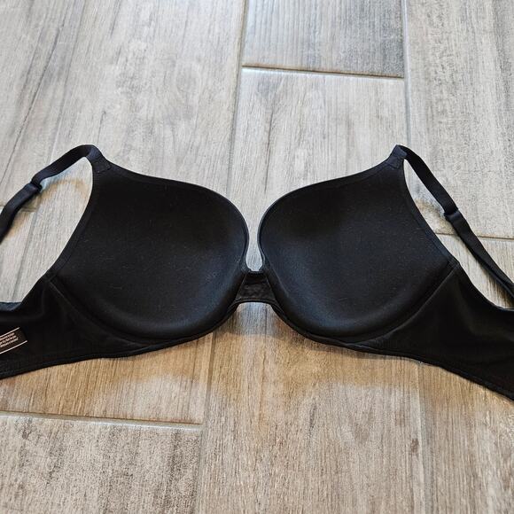 Victorias Secret Very Sexy Push Up Bra Women 34D Black Lace Underwire Date Night - Picture 6 of 10